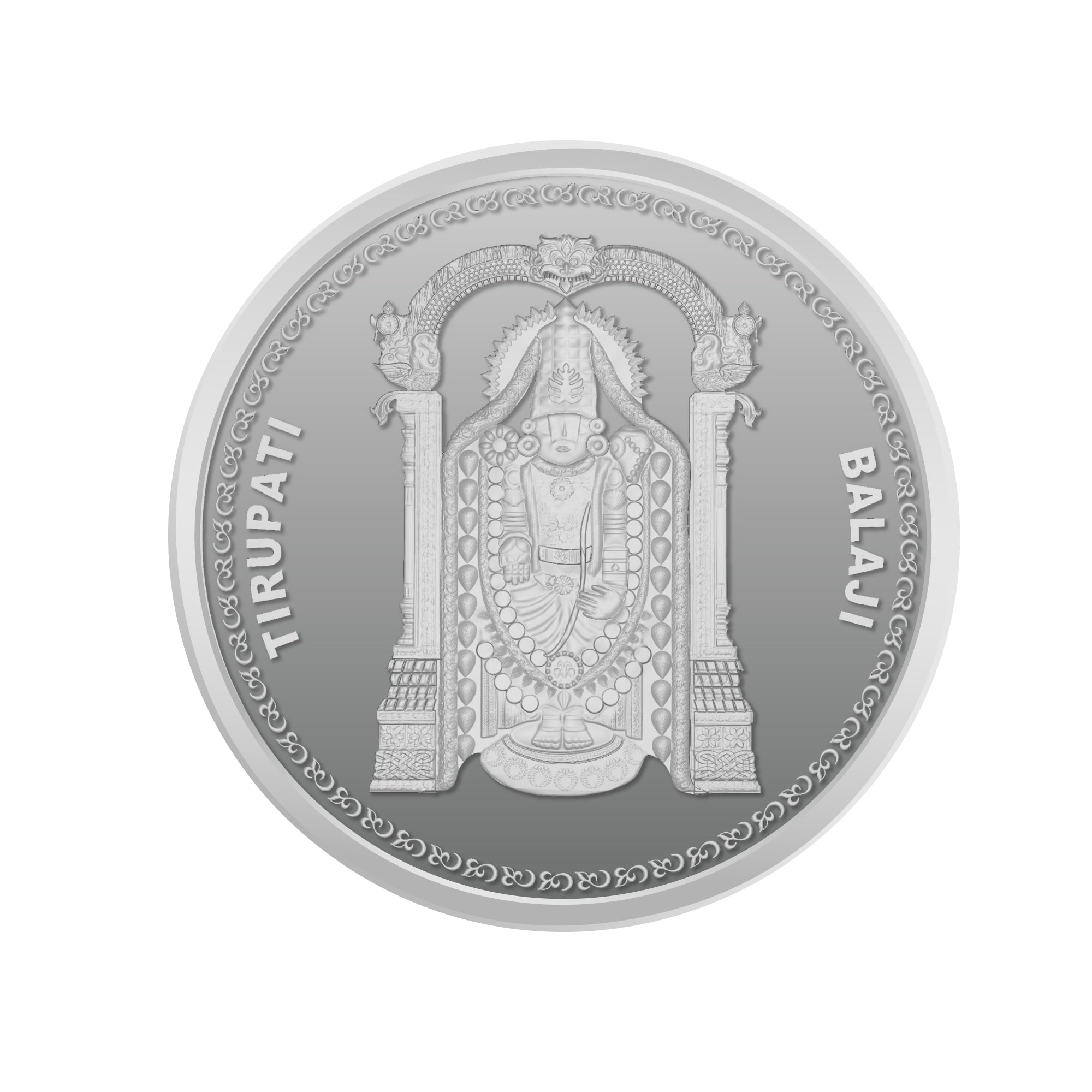 Tirupati Balaji Silver Coins 10 GM
