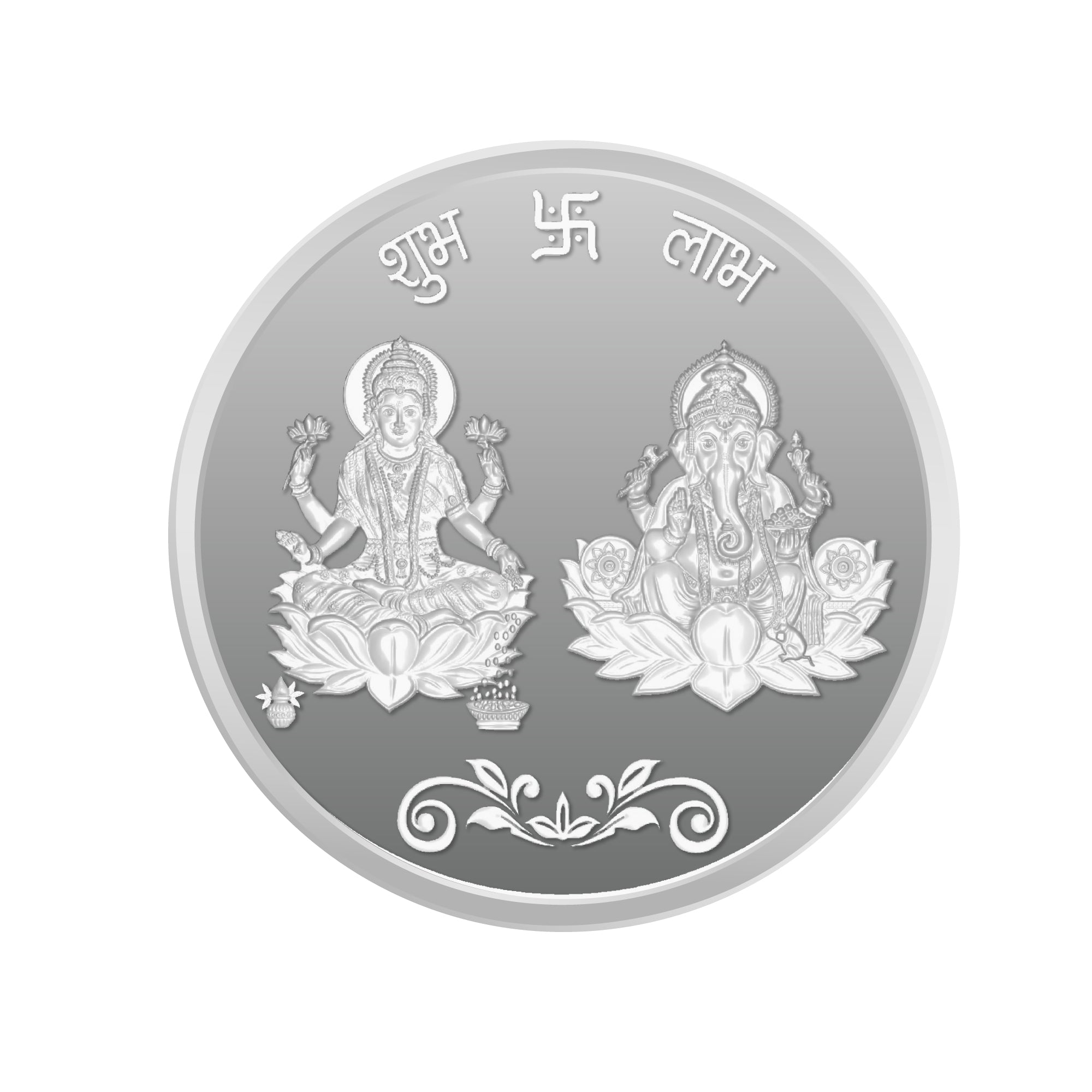 Laxmi Ganesh Ji Silver Coins 10 GM