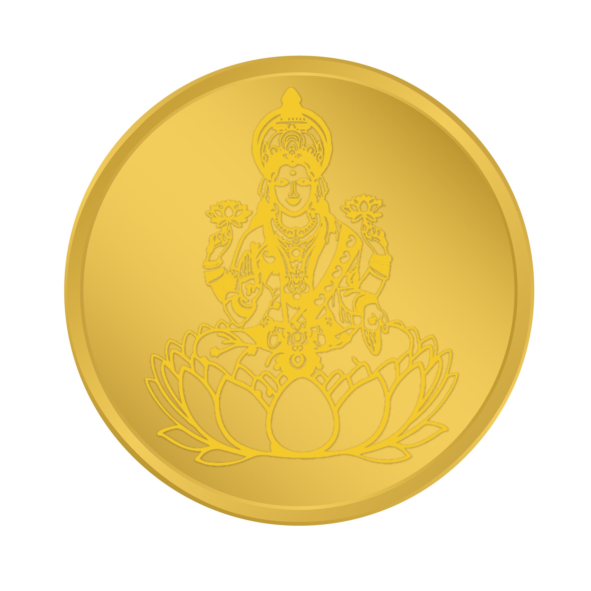 Goddess Laxmi Ji 0.250 24K 999 Gold Coin