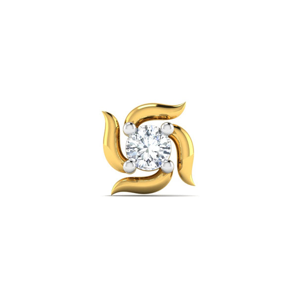 Swastik nose pin discount