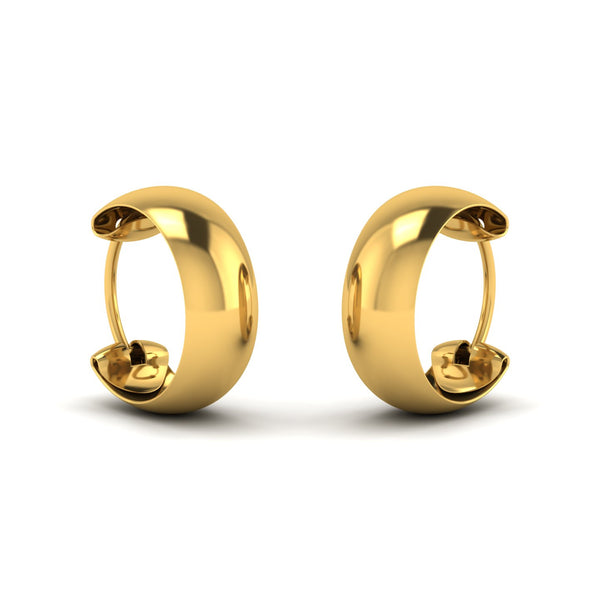 22K Gold Earrings with a Modern Design for a Sophisticated and