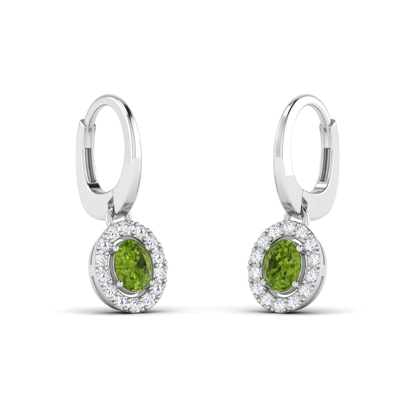Emerald Love Diamond Earring