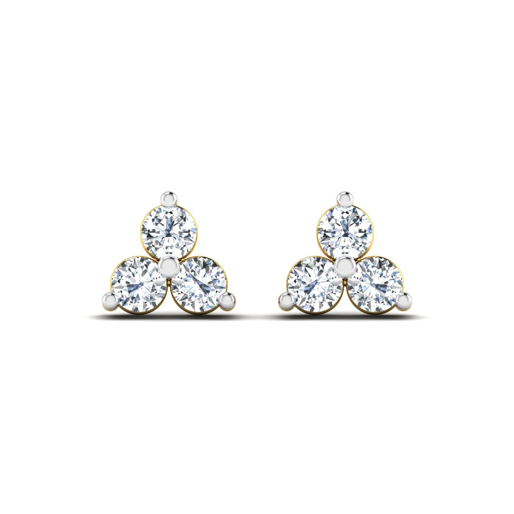 Trifecta Diamond Earring