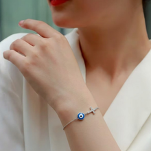 LORDS JEWELS 92.5 Evil Eye Silver Bracelet | Elegant Design for Women & Girls | Certificate of Authenticity & 925 Stamp