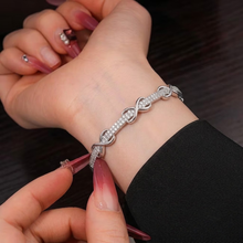 LORDS JEWELS Infinity Spiral silver bracelet crafted in 7.6 Grams 92.5 Silver