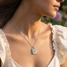 LORDS JEWELS 92.5 Silver Glow Pendant with Chain