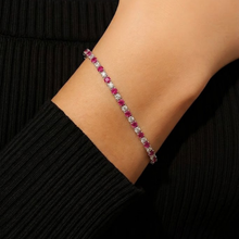 LORDS JEWELS 92.5 Tennis Silver Bracelet | Elegant Design for Women & Girls | Certificate of Authenticity & 925 Stamp