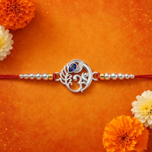 Lords Jewels OM Silver Rakhi for Raksha Bandhan (SR007)