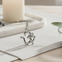 925 Sterling Silver Om Pendant