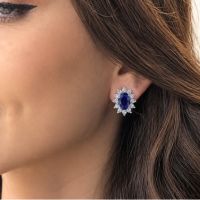 Lords Jewels 925 Sterling Silver Stud Earrings