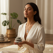 925 Sterling Silver Om Pendant