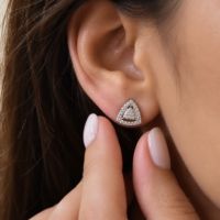 Lords Jewels 925 Sterling Silver Stud Earrings