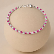 LORDS JEWELS 92.5 Tennis Silver Bracelet | Elegant Design for Women & Girls | Certificate of Authenticity & 925 Stamp