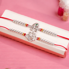 Lords Jewels Silver Rakhi for Raksha Bandhan Pack of 2