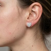 Lords Jewels 925 Sterling Silver Stud Earrings