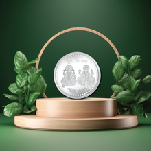 BIS Hallmarked Laxmi Ganesh 10 Gram Silver Coin 999 Dhanteras & Diwali Silver Coin