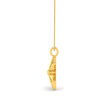 Star Shaped 22KT Gold Pendant – Stylish 22K Gold Pendant