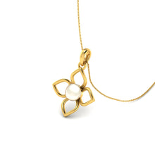 Lords Jewels Blooming Pearl 18KT Yellow Gold Pendant