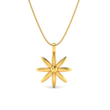 22KT Hallmarked Gold Pendant for Women | Elegant Daily Wear Pendant