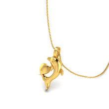22KT Hallmarked Gold Pendant for Women | Elegant Daily Wear Pendant