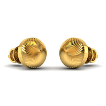 Lords Jewels Swirlly 22KT Gold Earring