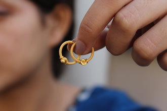 Nakshatriya 22 Karat Earrings – Exquisite 22K Gold Earrings Ideal for Daily Wear, Office Elegance, and Thoughtful Gifting