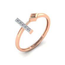 Bliss of Cross Diamond Ring lordsjewels