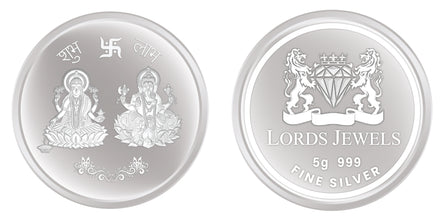 5 Grams 999 Purity Silver Coin