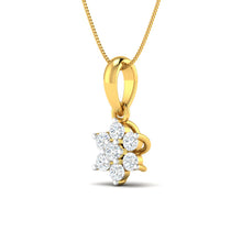 14k Gold and Diamond Pendant