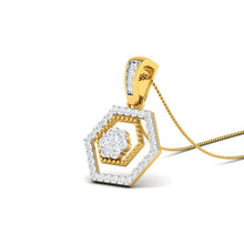 14k Gold and Diamond Pendant