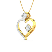 18K Gold and Diamond Pendant