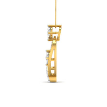 18K Gold and Diamond Pendant