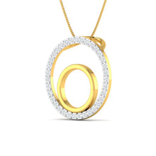 14K Gold and Diamond Pendant