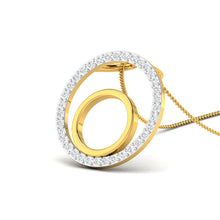 14K Gold and Diamond Pendant