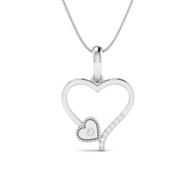 Heart of Heart Diamond Pendant lordsjewels