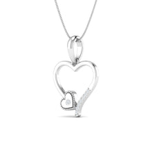 Heart of Heart Diamond Pendant lordsjewels