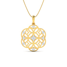 18K Gold and Diamond Pendant