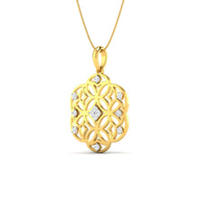18K Gold and Diamond Pendant