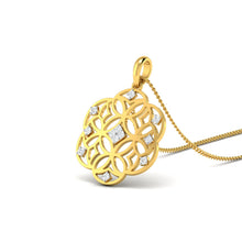 18K Gold and Diamond Pendant
