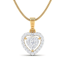 18K Gold and Diamond Pendant