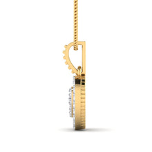 18K Gold and Diamond Pendant