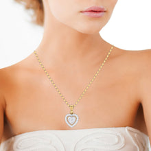 18K Gold and Diamond Pendant