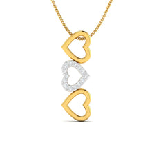 14K Gold and Diamond Pendant