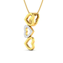 14K Gold and Diamond Pendant