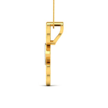 14K Gold and Diamond Pendant