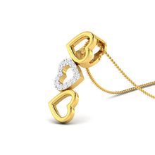 14K Gold and Diamond Pendant