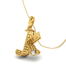 K Name 14KT Gold Pendant – Stylish 22K Gold Pendant