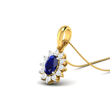 18k Gold and Diamond Pendant