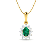 18k Gold and Diamond Pendant