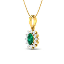 18k Gold and Diamond Pendant